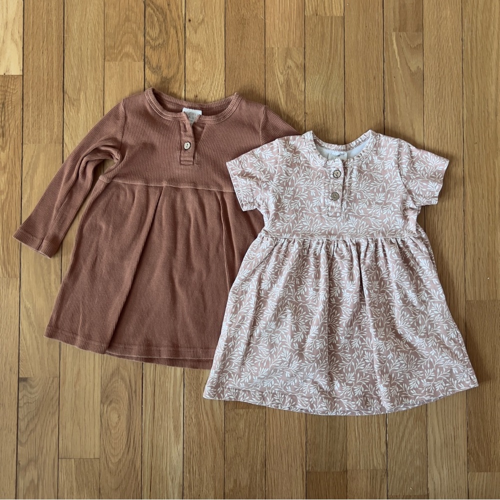 Mebie Baby Neutral Jersey Dress Bundle